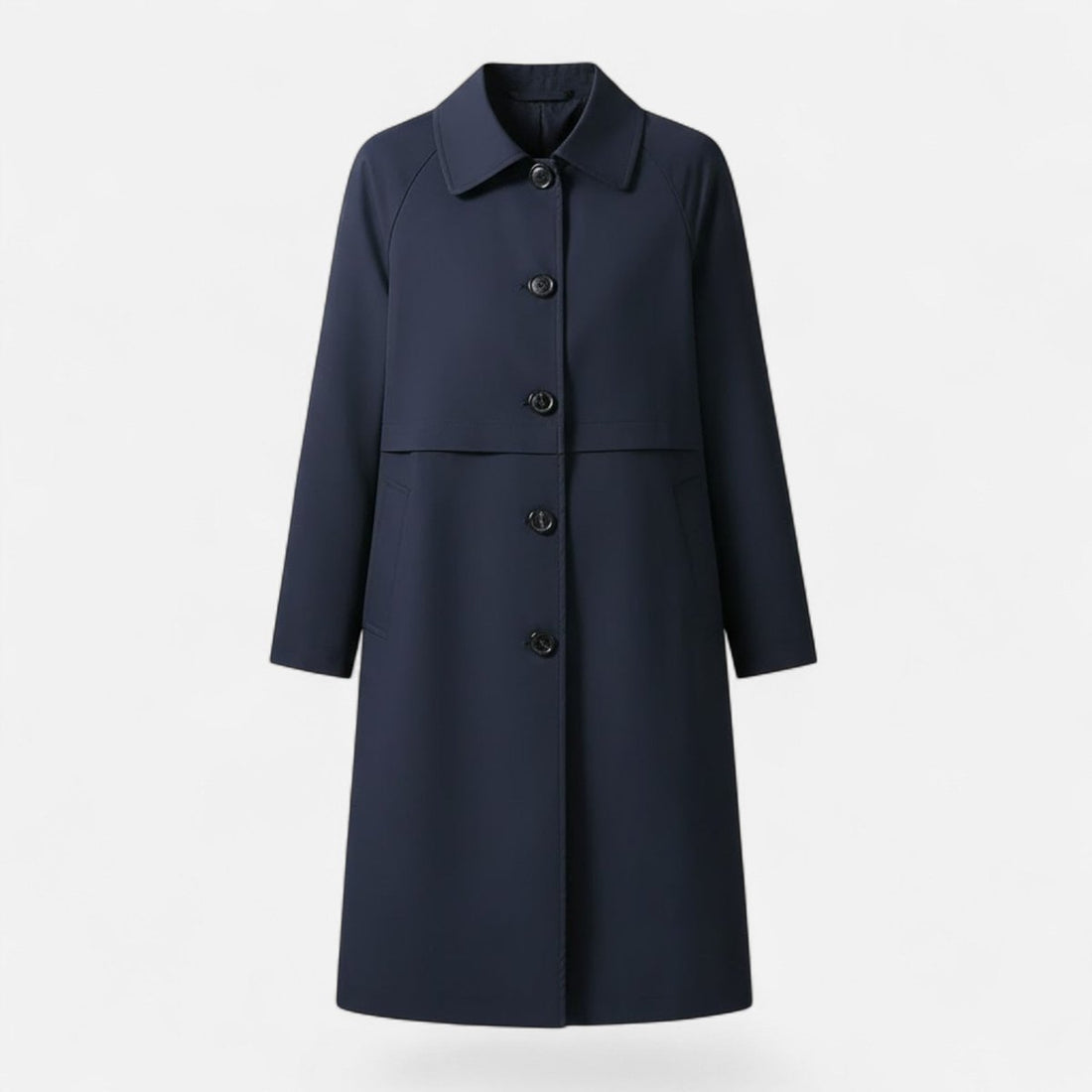 Lily | Women's Mid-Length Wool-Blend Double-Breasted Trench Coat