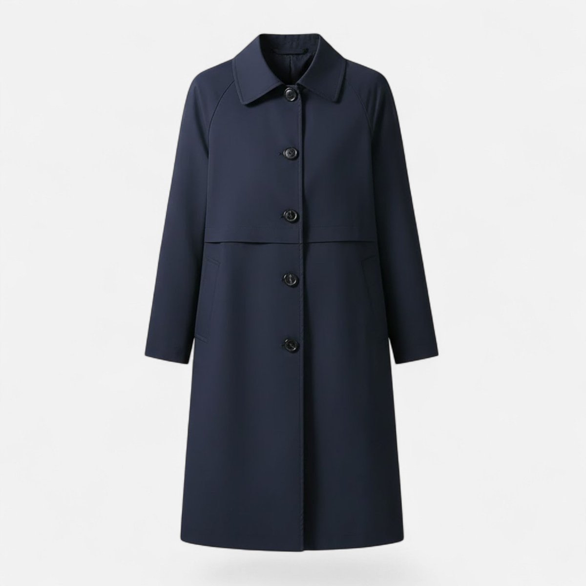 Lily | Women's Mid-Length Wool-Blend Double-Breasted Trench Coat