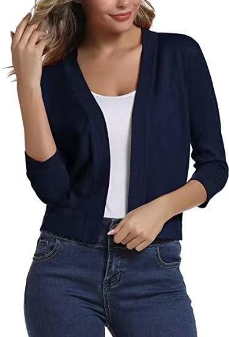 Emily | Women's Open-Front Cropped Cardigan