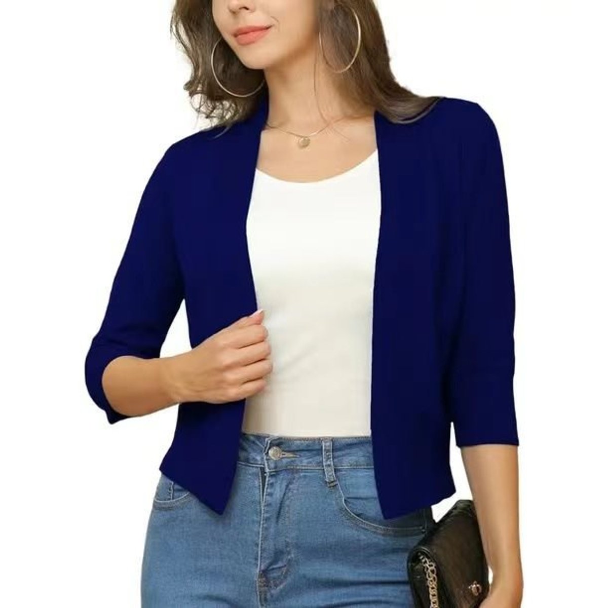Emily | Women's Open-Front Cropped Cardigan