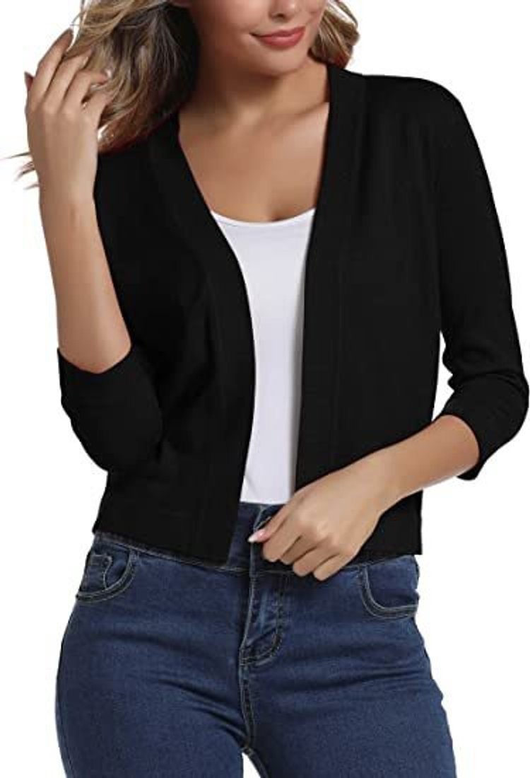 Emily | Women's Open-Front Cropped Cardigan