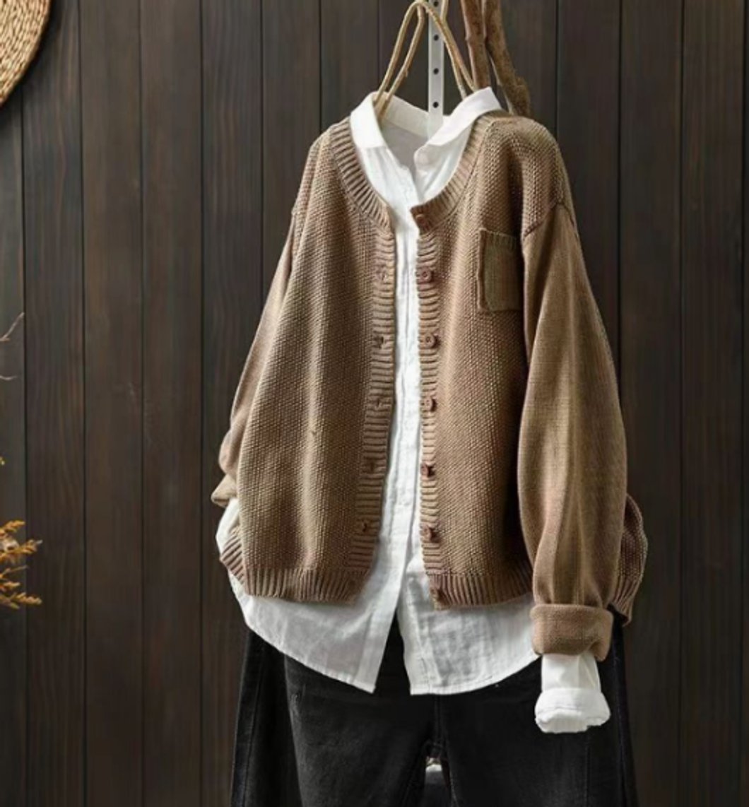 Willow | Women's Oversized Button-Up Knit Cardigan
