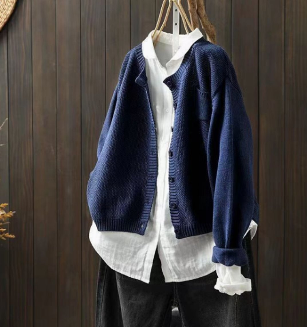 Willow | Women's Oversized Button-Up Knit Cardigan