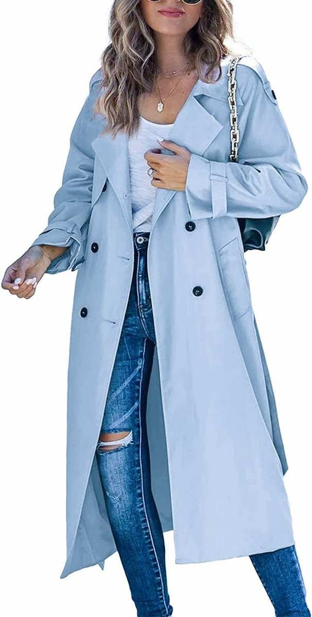 Ella | Women's Oversized Double-Breasted Belted Trench Coat