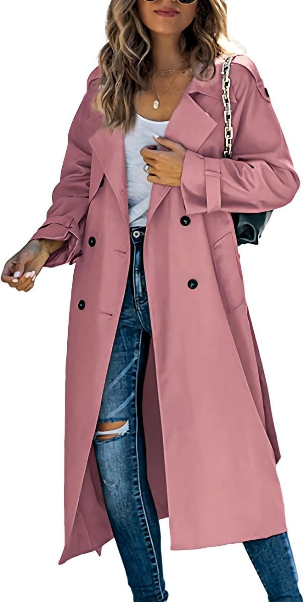 Ella | Women's Oversized Double-Breasted Belted Trench Coat