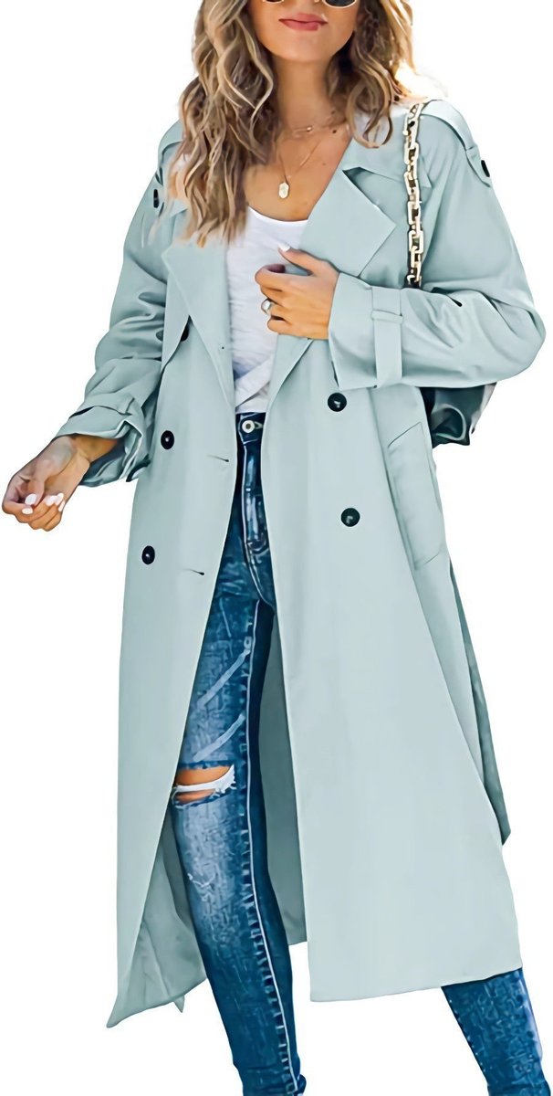 Ella | Women's Oversized Double-Breasted Belted Trench Coat