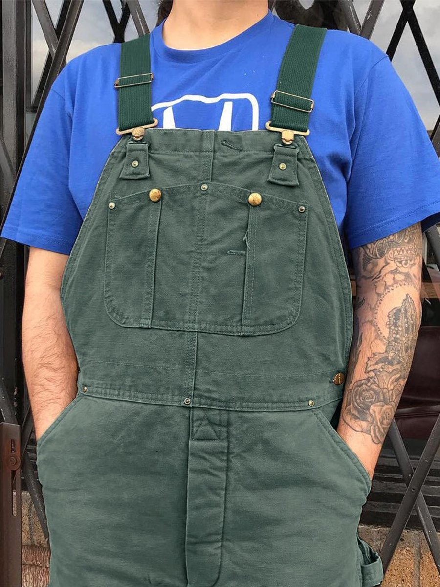 Lily | Women's Relaxed-Fit Adjustable-Strap Cotton Dungaree Overall