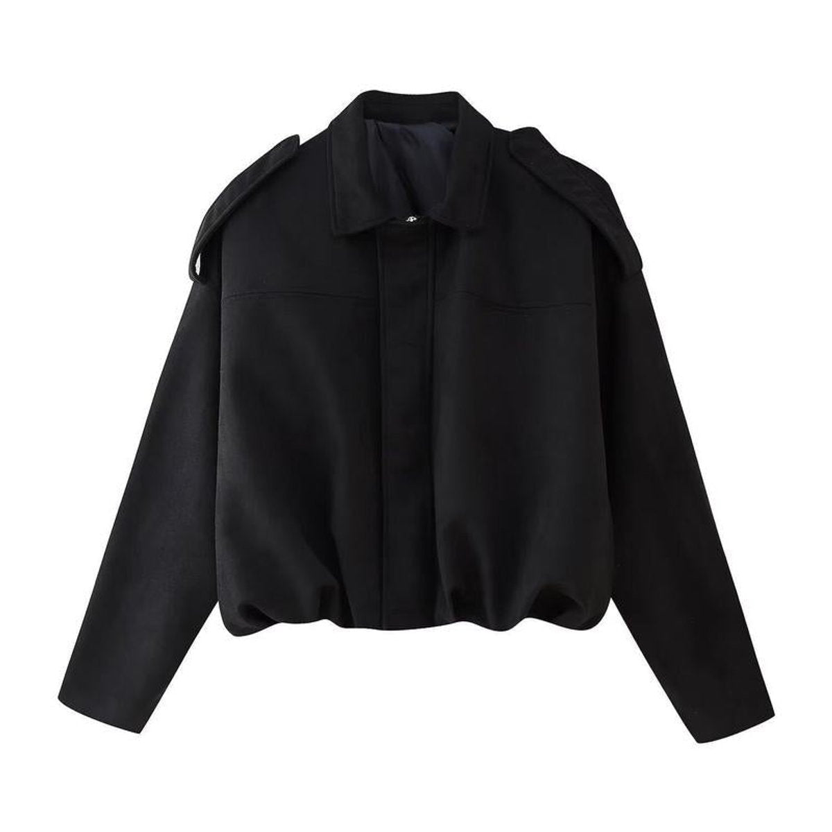 Amelia | Women's Vintage-Inspired Faux Suede Oversized Bomber Jacket